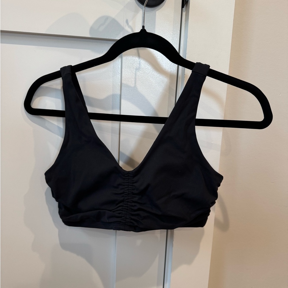 JoyLab Black Ruched Sports Bra